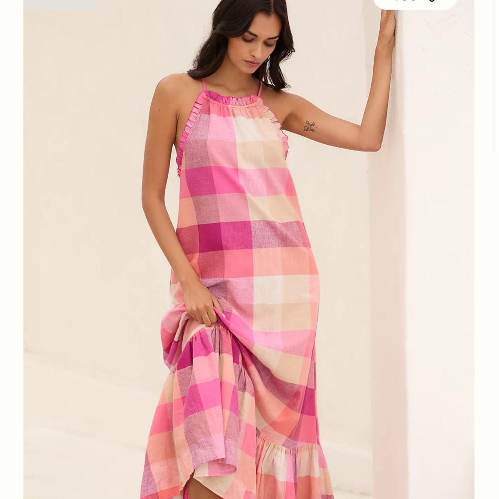 Anthropologie The Malika Printed Dress: Picnic Edition NWT SZ 1X - Picture 9 of 16